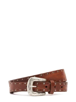 Leather belt