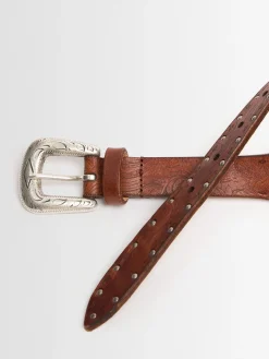 Leather belt
