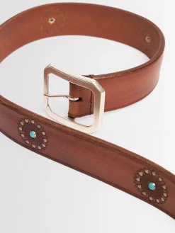 Leather belt