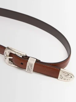 Leather belt