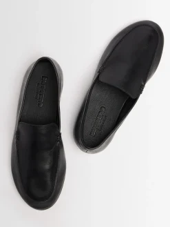 Leather loafers