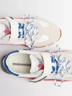 Leather & synthetic sneakers