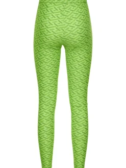 Leggings in jersey con logo
