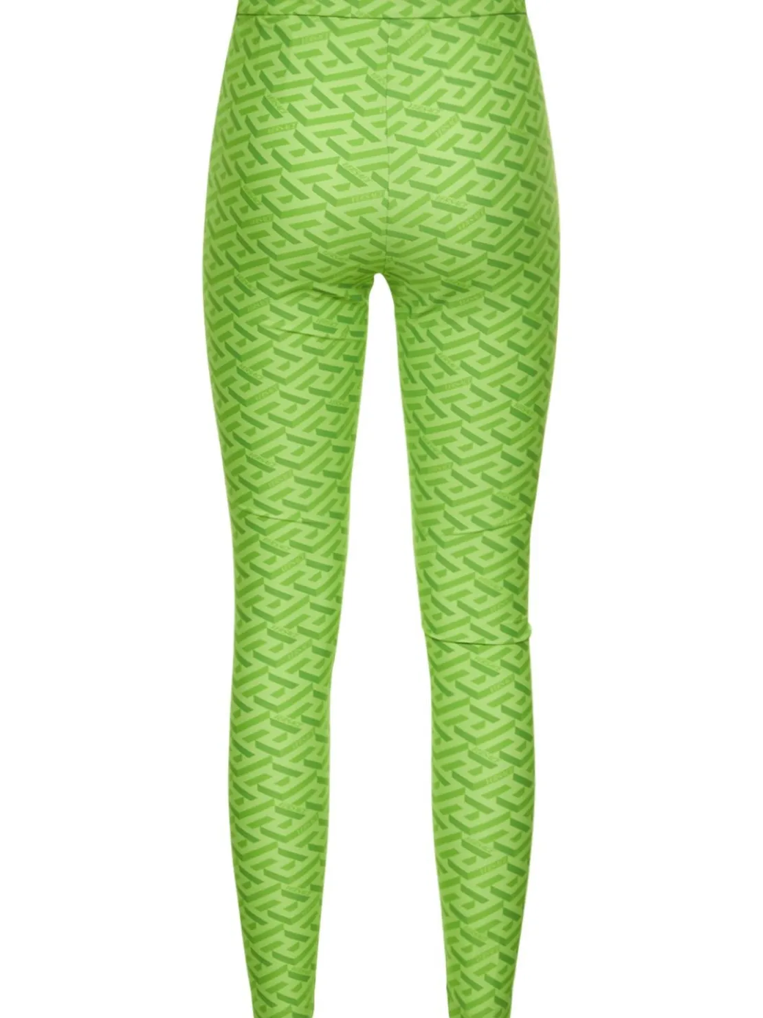 Leggings in jersey con logo