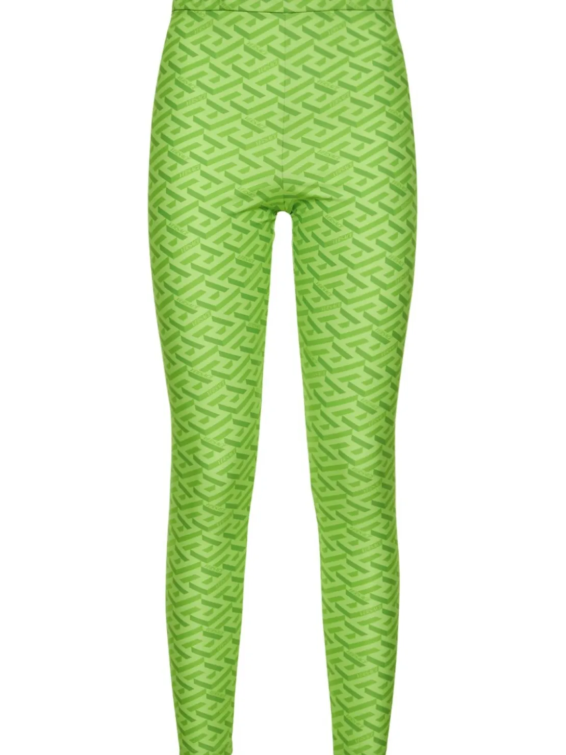 Leggings in jersey con logo