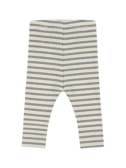 Leggings in misto cotone a righe