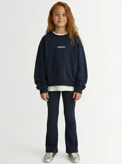 Leggings svasati in cotone stretch