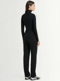 Leopold roll neck knit top