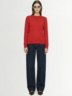 Leta cashmere round neck sweater