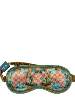 Libra printed silk sleep mask