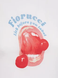 Lick Before You Label print baby t-shirt