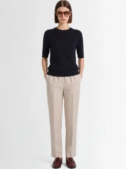 Linen wide pants