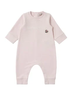 Logo cotton baby romper