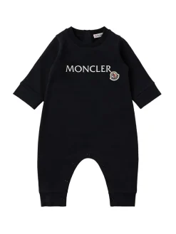 Logo cotton baby romper