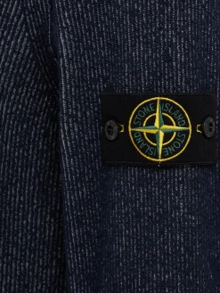 Logo cotton blend crewneck sweater