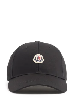 Logo cotton gabardine baseball cap