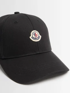 Logo cotton gabardine baseball cap