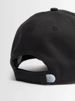 Logo cotton gabardine baseball cap