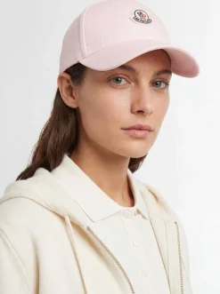 Logo cotton gabardine baseball cap