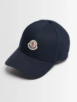 Logo cotton gabardine baseball cap