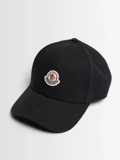 Logo cotton gabardine baseball cap