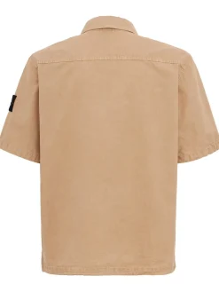 Logo cotton short sleeved shirt