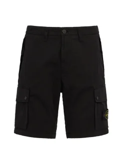 Logo cotton slim shorts
