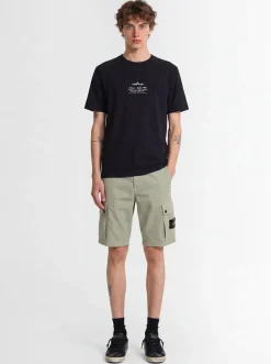 Logo cotton slim shorts