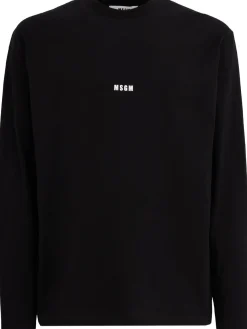 Logo long sleeve cotton t-shirt