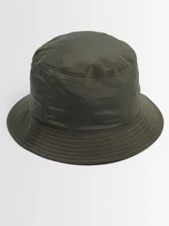 Logo nylon bucket hat