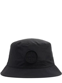 Logo nylon bucket hat