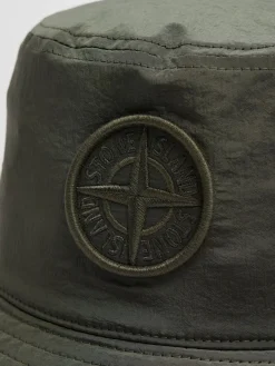 Logo nylon bucket hat
