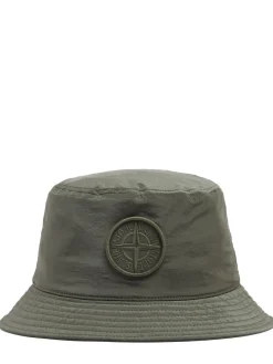 Logo nylon bucket hat