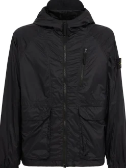 Logo nylon casual jacket