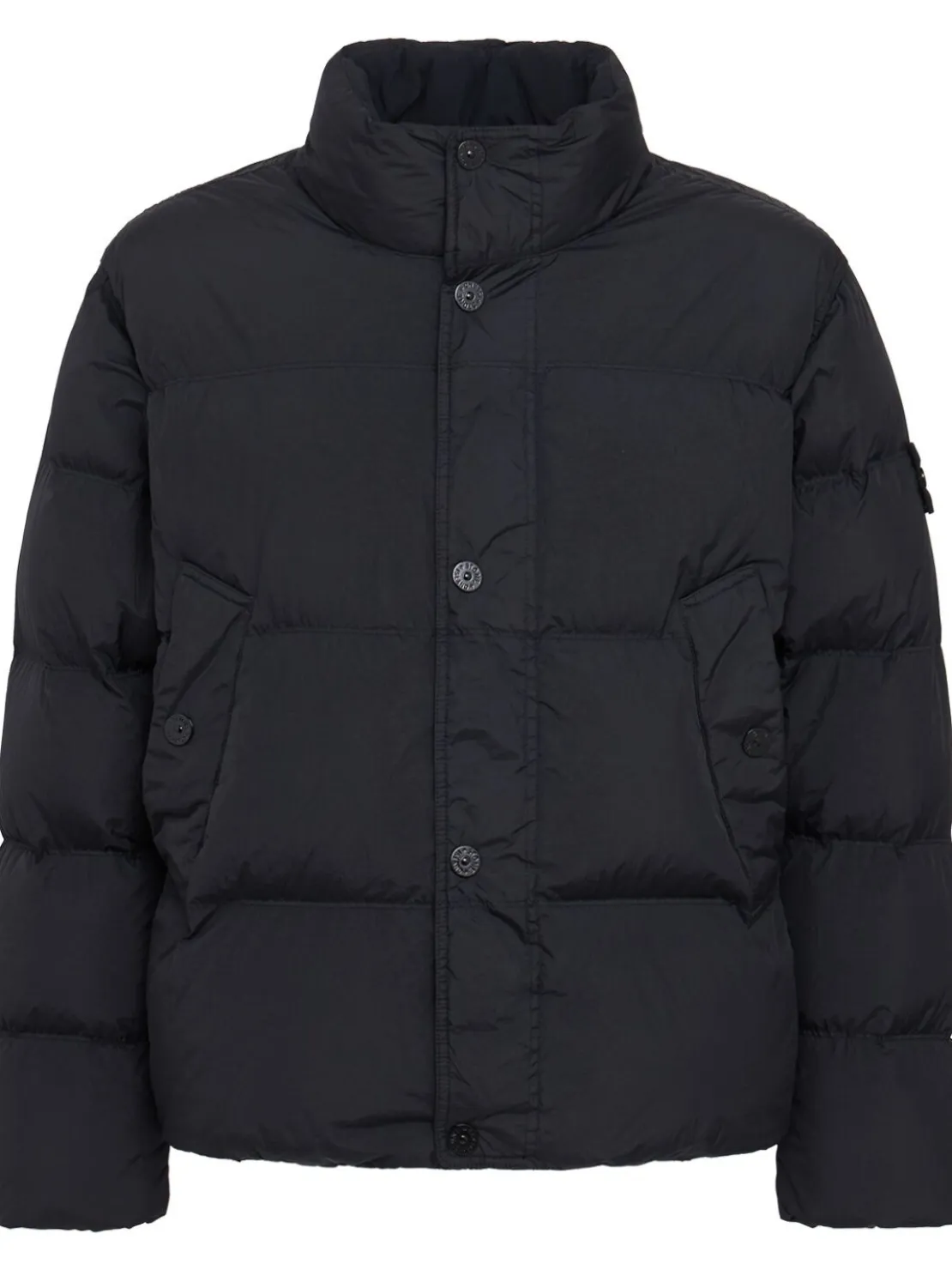 Logo nylon down jacket