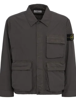 Logo nylon field jacket