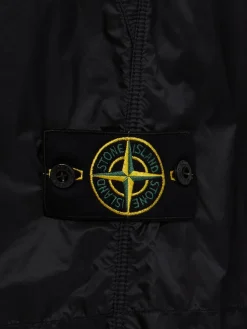 Logo nylon loose wide shorts