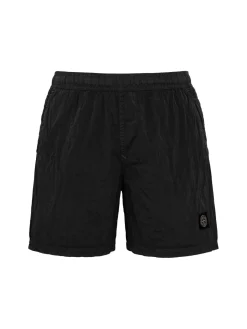 Logo nylon shorts