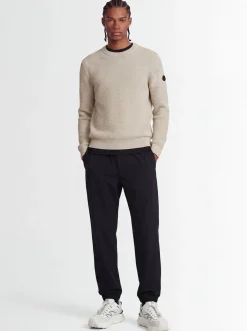 Logo nylon track pants