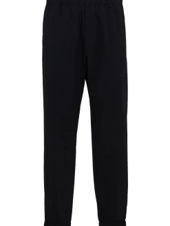Logo nylon track pants