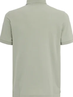 Logo patch cotton polo shirt