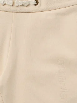 Logo patch cotton tracksuit set