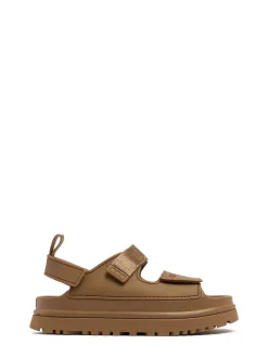 Logo print sandals