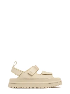 Logo print sandals