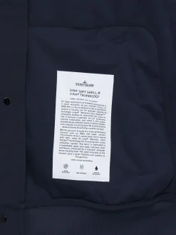 Logo tech blend hooded jacket