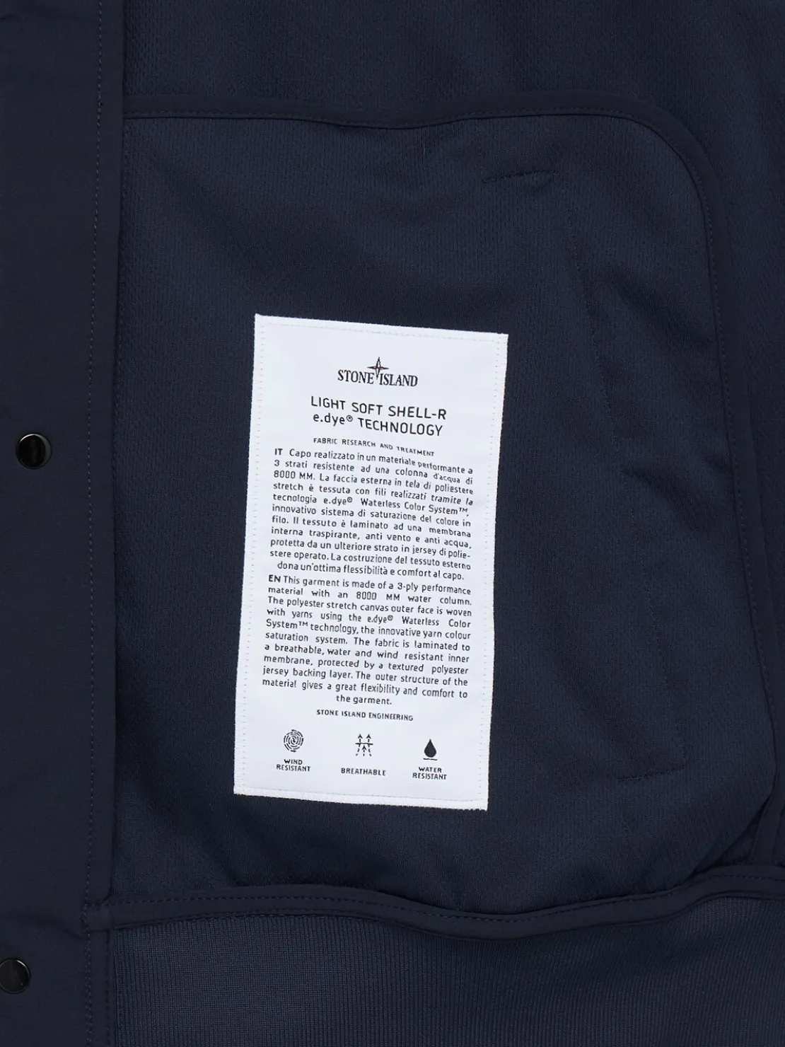 Logo tech blend hooded jacket