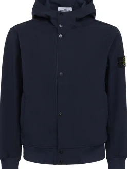 Logo tech blend hooded jacket