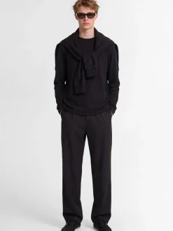 Long-sleeve cotton jersey t-shirt
