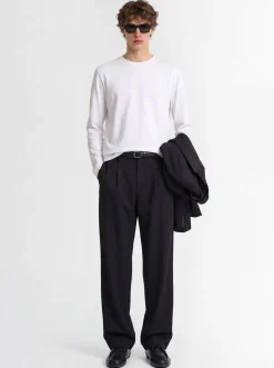 Long-sleeve cotton jersey t-shirt
