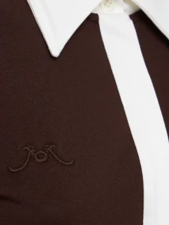 Long sleeved polo dress